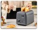 BUYDEEM 2 Slice Automatic Metal Toaster model DT730E color Ink Gray EU 9