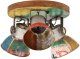 Industrialna lampa sufitowa, 25 W, kolorowa, 42x25 cm, E27 2