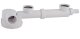 Wirquin syfon zlewozmywakowy podwójny niski Espace 1 1/2" x 40 mm, bez spustu, z wyjściem do zmywarki TM200040 1
