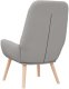 vidaXL Fotel relaksacyjny Cloud Grey Fabric 5