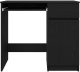 Biurko vidaXL Czarne 86 cm x 49 cm 5