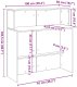 Biurko vidaXL Biurko recepcyjne Stare drewno 100x50x103,5 cm Drewno klejone 10