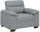 vidaXL Sofa Fotel Jasnoszary 60 cm Tkanina 2