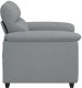 vidaXL Sofa Fotel Jasnoszary 60 cm Tkanina 5