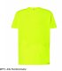 T-shirt JHK TSRA 150 - T-SHIRT męski fluorescencyjny z krótkim rękawem wzmocniony lycrą ściągacz, 100% bawełna, - limonkowy fluorescencyjny S 1