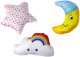 LeanToys Karuzela Do Łóżeczka Na Baterie Klips Uniwersalny Pluszowe Zawieszki Różowa 4