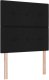 Łóżko Czarne 100x200 cm z tkaniny 6
