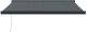 Zwijana markiza, antracytowa, 3x2,5 m, tkanina i aluminium 3