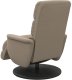 Rozkładany fotel masujący z podnóżkiem, cappuccino, ekoskóra 5