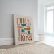 Cool To Be Kind - obraz na płótnie 30x40 9