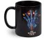Stranger Things 4 The Hellfire Club - czarny kubek 1