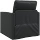 vidaXL Fotel 2-w-1  czarny 74x77x81 cm ekoskóra 7