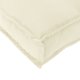 vidaXL Poduszka na paletę  do ławki kremowa 120x40x8 cm materiał Oxford 4