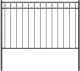 vidaXL Ogrodzenie Szare 1,7x1 m Stal 2