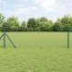 vidaXL Zielone ogrodzenie heksagonalne 0.6x25 m Stal 1