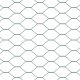 vidaXL Zielone ogrodzenie heksagonalne 0.6x25 m Stal 5