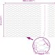 vidaXL Ogrodzenie Heksagonalne Szare 0.5x10 m Stal 8