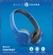 Music Sound 8018080486678 Zestaw słuchawkowy Bezprzewodowy Opaska na głowę Połączenia/muzyka Bluetooth Niebieski 4