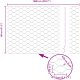 Ogrodzenie Heksagonalne Szare 0.8x10 m Stal 8