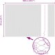 Sześciokątne Ogrodzenie Szare 1.2x10 m Stal 7