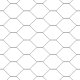Hexagon Fence Szary 0.4x50 m Stal 5