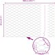 Sześciokątne Ogrodzenie 0.8x10 m Stal ocynkowana 8