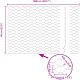 Ogrodzenie Heksagonalne 0.6x10 m Stal ocynkowana 8