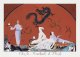 Plakat 29,7x21cm Chez la Marchande, Barbier Vintage do Salonu 1