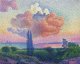 Plakat 50x40cm The Pink Cloud, Henri-Edmond Cross Vintage do Salonu 1