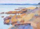 Plakat 18x13cm Calanque des Antibois,  Henri-Edmond Cross 1