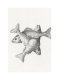 Plakat 20x30cm Trzy Ryby, Jean Bernard Vintage do Salonu 2
