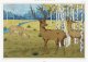 Plakat 29,7x21cm Jelenie, Verneuil Vintage do Salonu 1