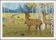 Plakat 29,7x21cm Jelenie, Verneuil Vintage do Salonu 1