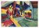 Plakat 100x70cm Landscape with Two Poplars, Wassily Kandinsky 2