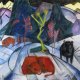 Plakat 70x70cm Bison in Winter, Marc Vintage do Salonu 1