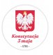 Naklejki patriotyczne - święto konstytucji 60mm 24 1