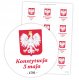 Naklejki patriotyczne - święto konstytucji 60mm 24 2