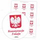 Naklejki patriotyczne - święto konstytucji 60mm 24 3