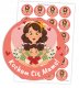 Naklejki kocham Cię mamo! 1