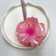 Spinka do włosów klamra XL kwiat HIBISKUS OMBRE róż 7,5 x 7,5cm SP384 3