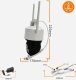 Kamera IP ORLLO Z17 Ultra 4K zewnętrzna obrotowa GSM na kartę SIM 10