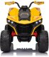 1PUNKT Quad dla dziecka Fast Wheel Żółty 4x35W 12V/10Ah 26