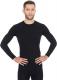 Brubeck Koszulka męska z długim rękawem Active Wool czarna r. L (LS12820) 1