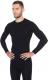 Brubeck Koszulka męska z długim rękawem Active Wool czarna r. XL (LS12820) 2