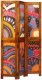 vidaXL Parawan 3 Panelowy Miodowy Brąz 35x1.5x160 cm z Drewna Akacji 2
