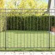 vidaXL Panel Ogrodzeniowy ze Stali Szarej 1.7x1.5 m 1