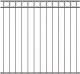 vidaXL Panel Ogrodzeniowy ze Stali Szarej 1.7x1.5 m 1