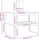 Piecyk ogrodowy z kominem 80x50x96 cm Stal zwietrzała 10