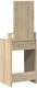 vidaXL Toaletka z lampkami LED - Sonoma Oak - 50x41x140 cm 7
