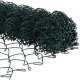 vidaXL Ogrodzenie z siatki ogniwowej z 22 słupkami U zielone 1,2x25 m stal 9